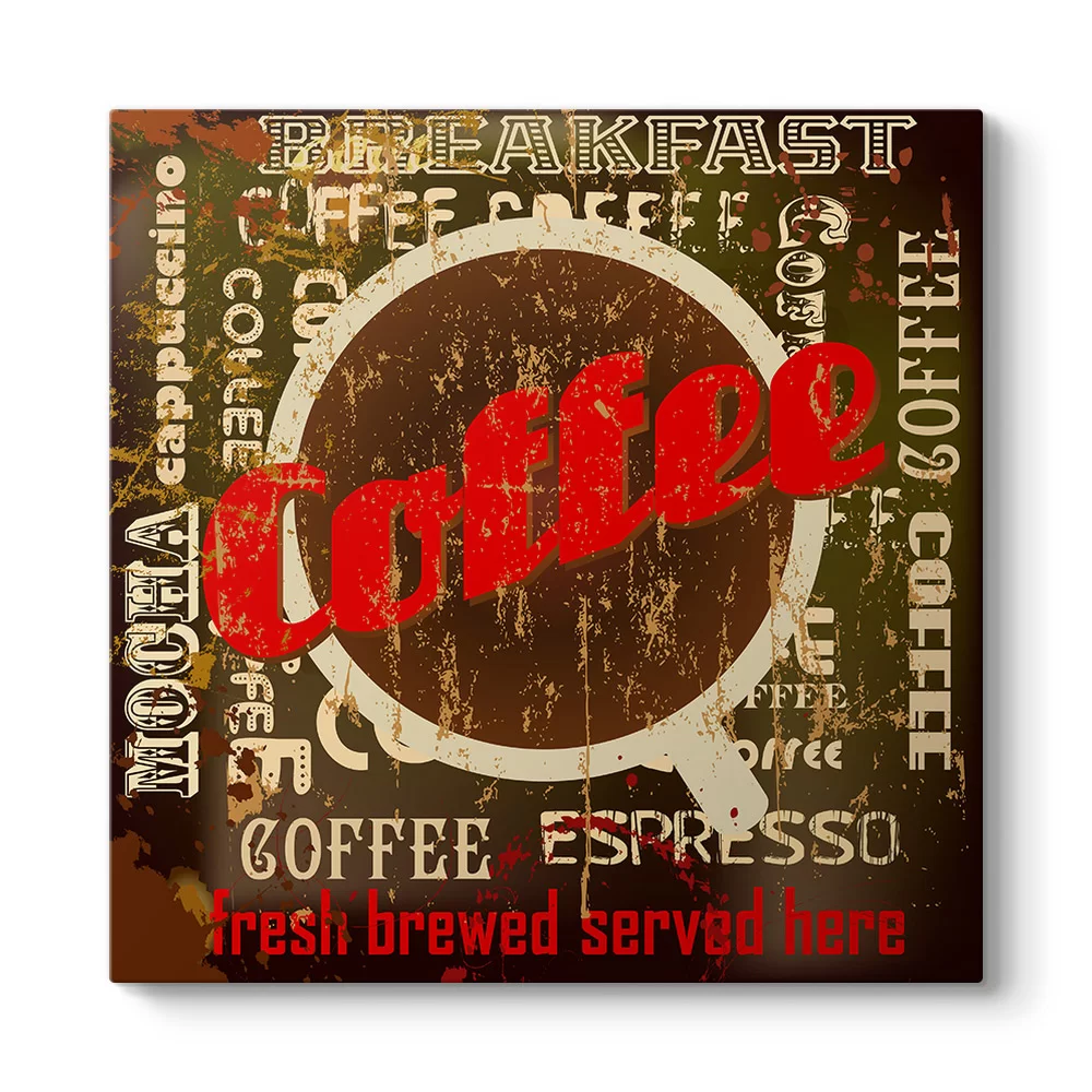 Coffee Espresso Tablosu - Model 3